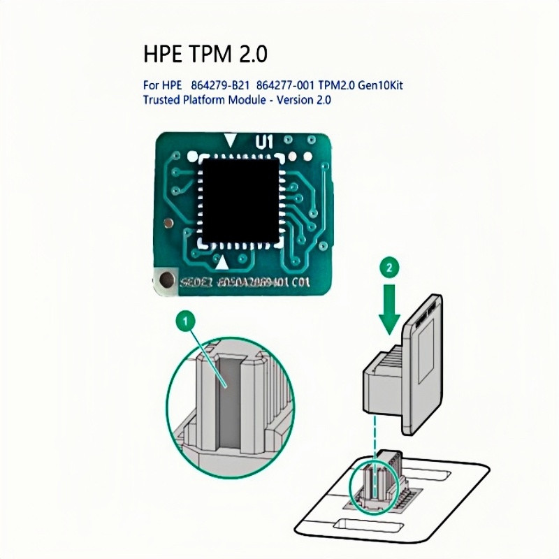 TPM2.0 Security Module HPE 864277-001 STM STM AD0 Fast Shipping Free Delivery