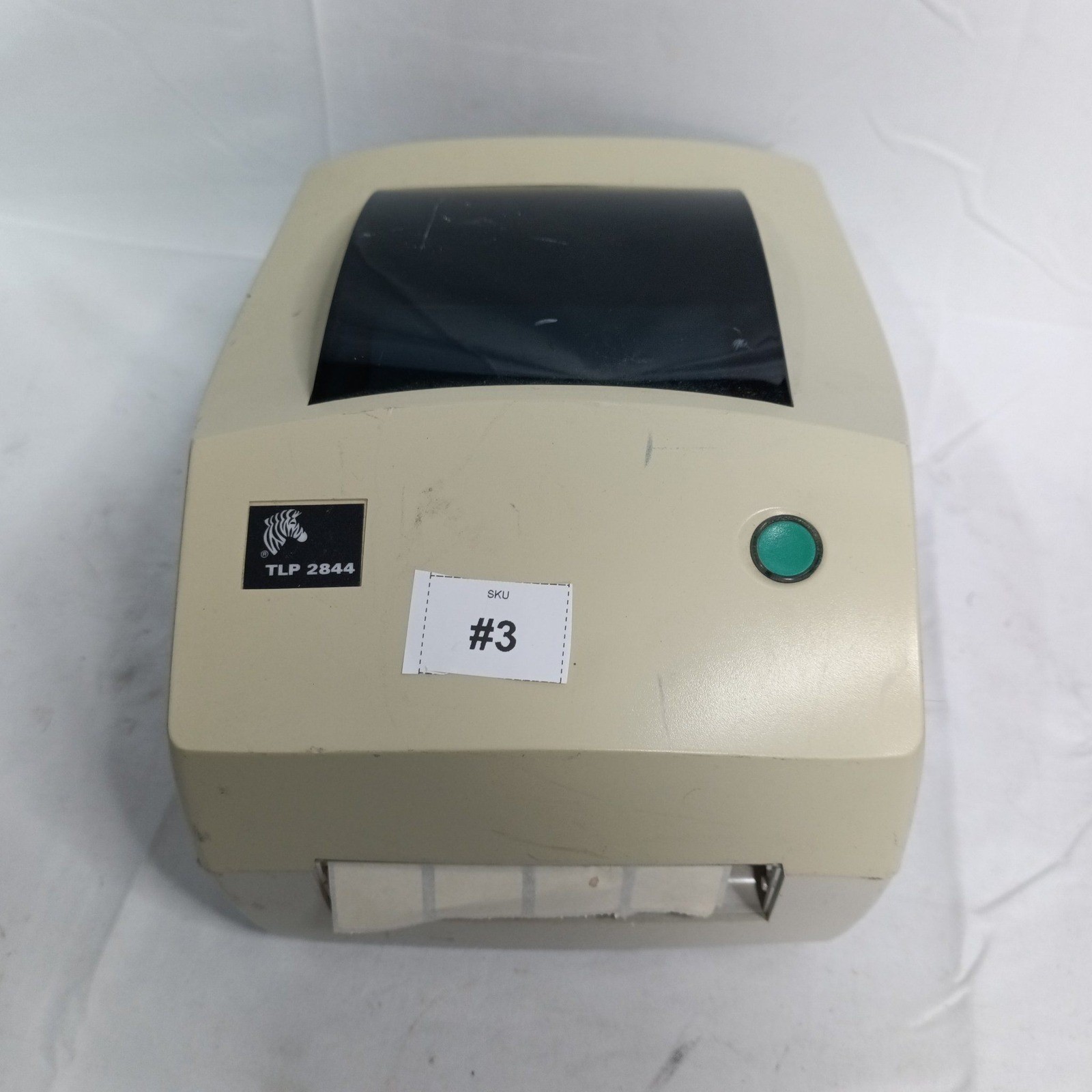 Zebra TLP 2844 Desktop Thermal Transfer Barcode Printer No Power Cord #3