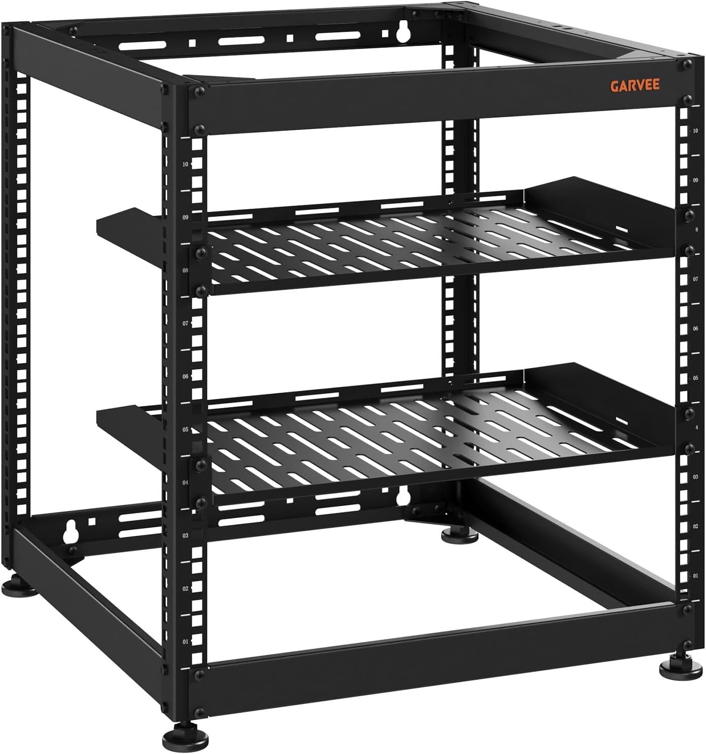 10U 15U 20U Open Frame Network Rack Floor Standing Wall Mount for IT AV Gear