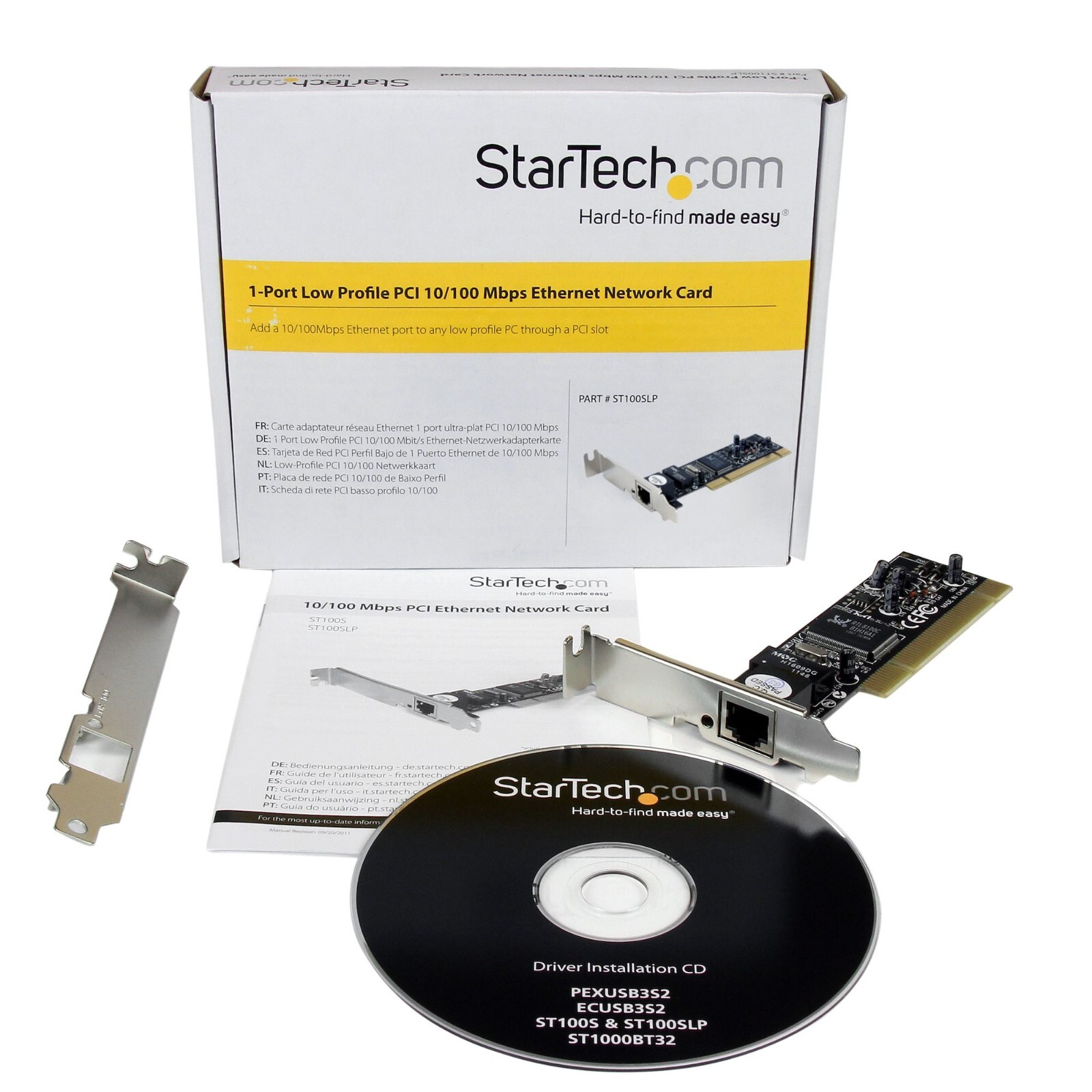 Star Tech ST100SLP PCI 1-Port 10/100 Mbps Low Profile Ethernet Network Card