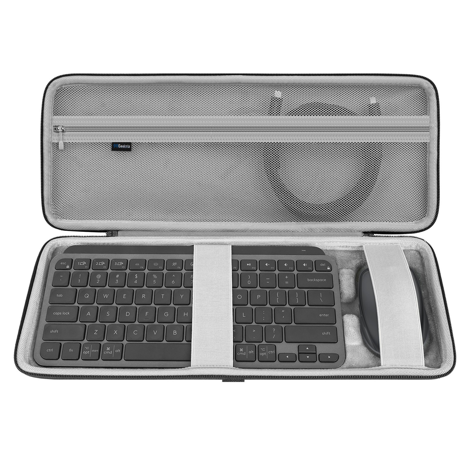 Geekria Hard Case Compatible with Logitech MX Keys Mini Minimalist Keyboard