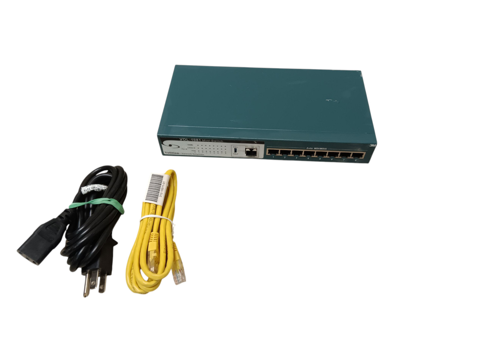 3M Volition VOL-1081 mini-switch Ethernet HUB Network Switch | tested working
