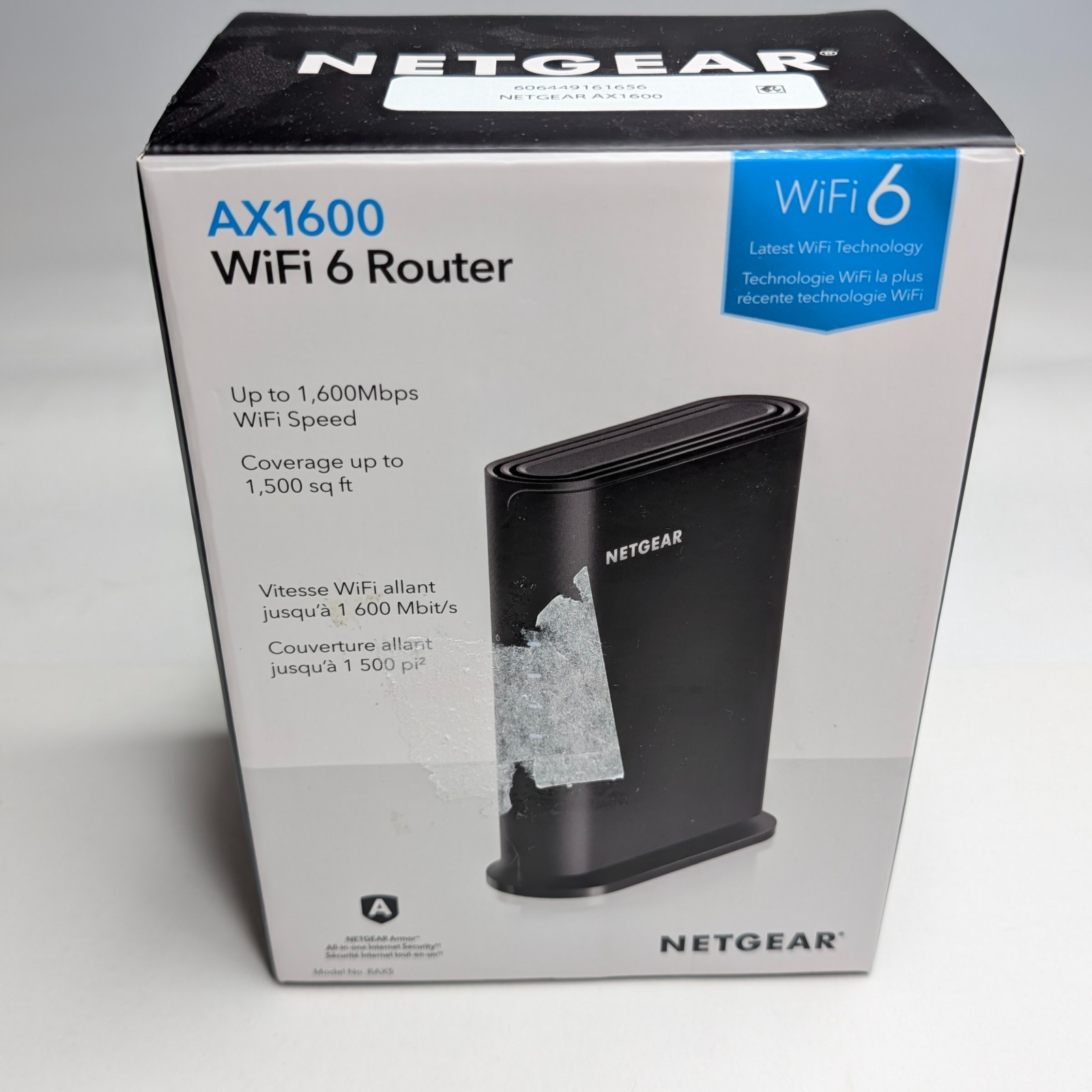 Netgear AX1600 WiFi 6 Router Dual-Band Gigabit RAX5 Wireless Network Internet