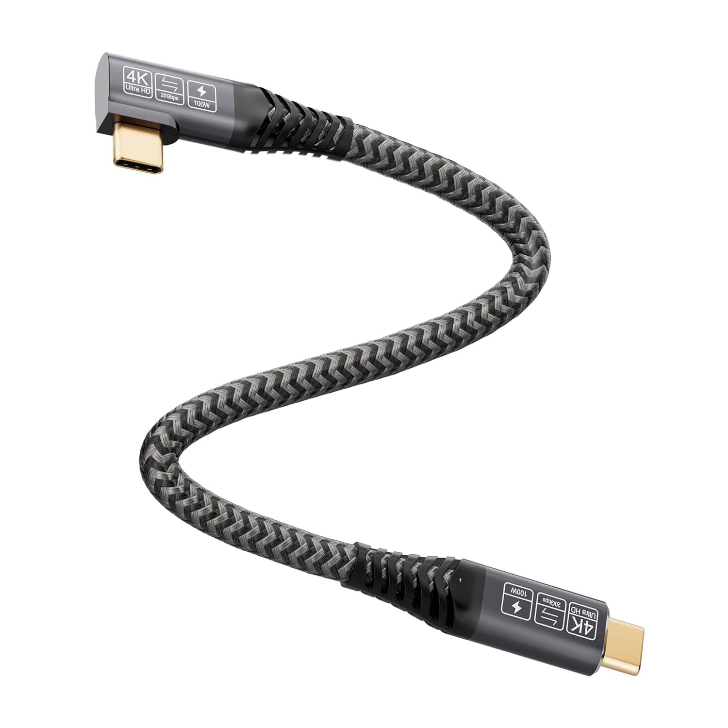 Short USB C to C Cable 1.65Ft, C 3.2 Gen usb c cable-0.5M/1.65FT 