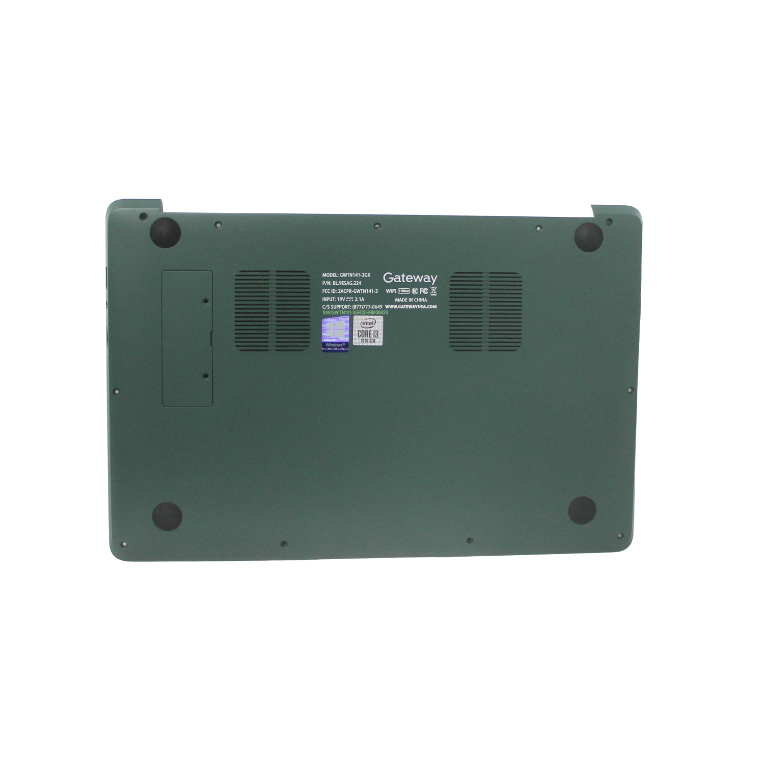 GWTN141-3GR-BASE Gateway Bottom Base Cover Green GWTN141-3GR "GRADE A"