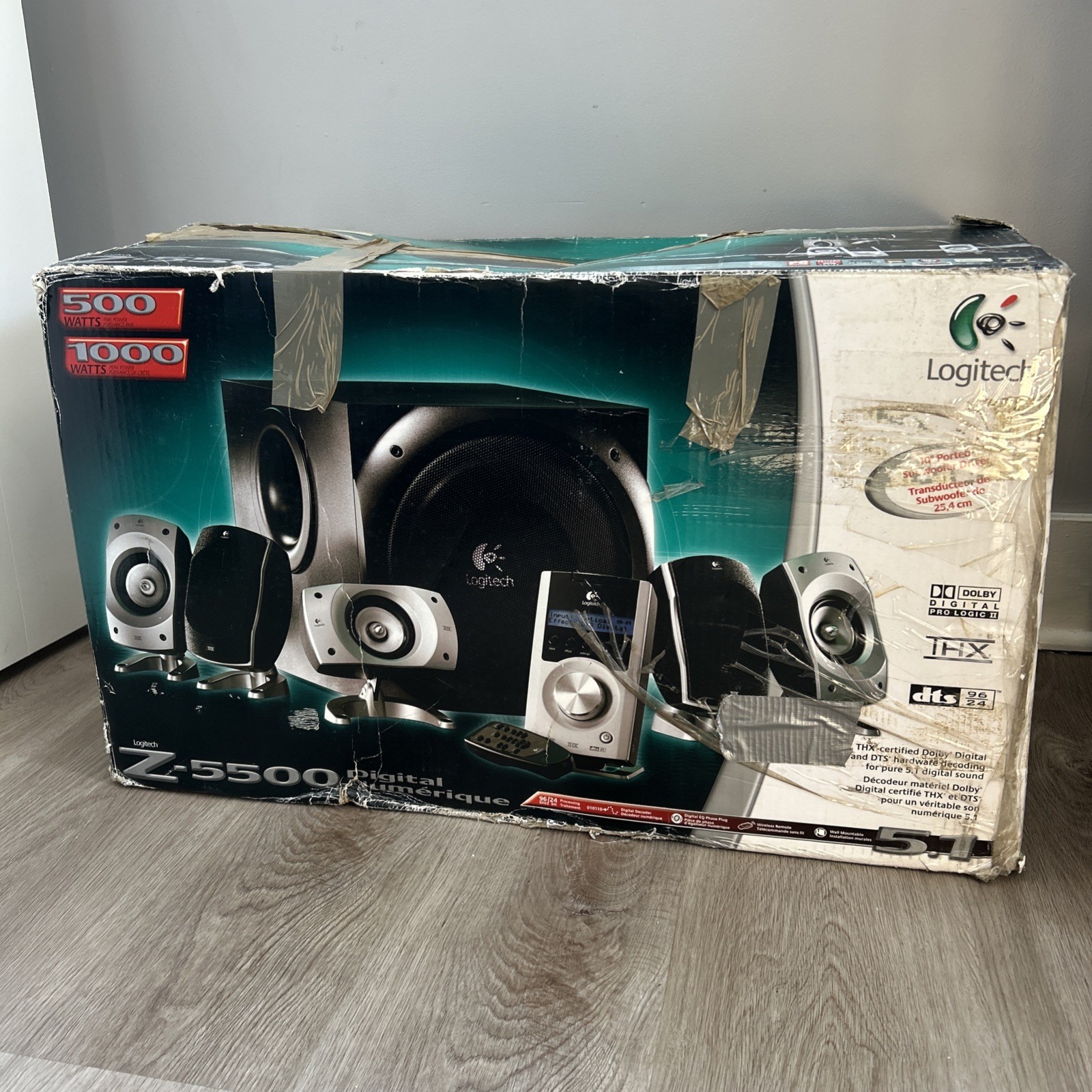 Logitech Z5500 5.1 Surround Sound Speaker System Complete THX Certified Tested