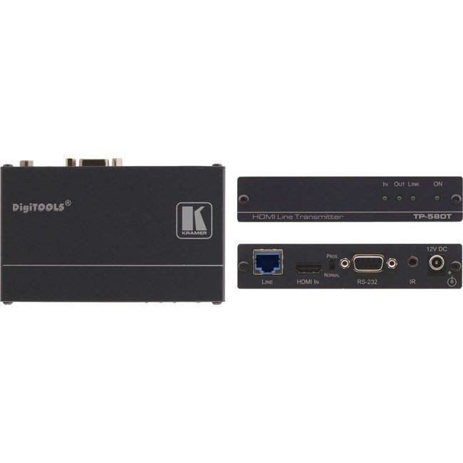 Kramer HDMI Bidirectional RS-232 IR over HDBaseT Twisted Pair Transmitter TP580T