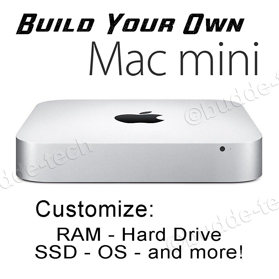 Build Your Own Mac Mini 8GB/16GB RAM i5 HD/SSD Custom Apple Computer Catalina OS