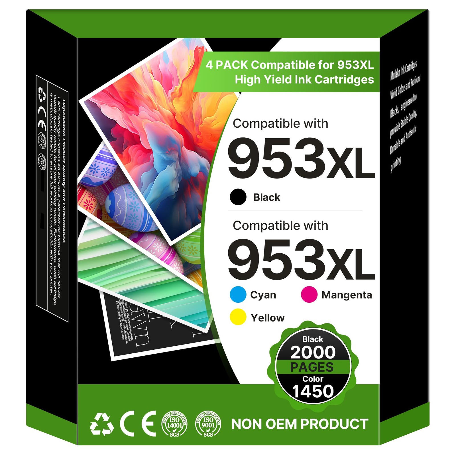 953XL Compatible for HP 953 XL Multipack for HP OfficeJet Pro 7720 Cartridges