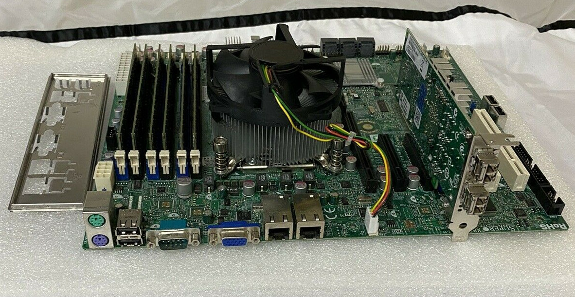 SuperMicro X8STE SERVER ATX MOTHERBOARD W/ Processor, 24gb Ram, Intel X520-SR 