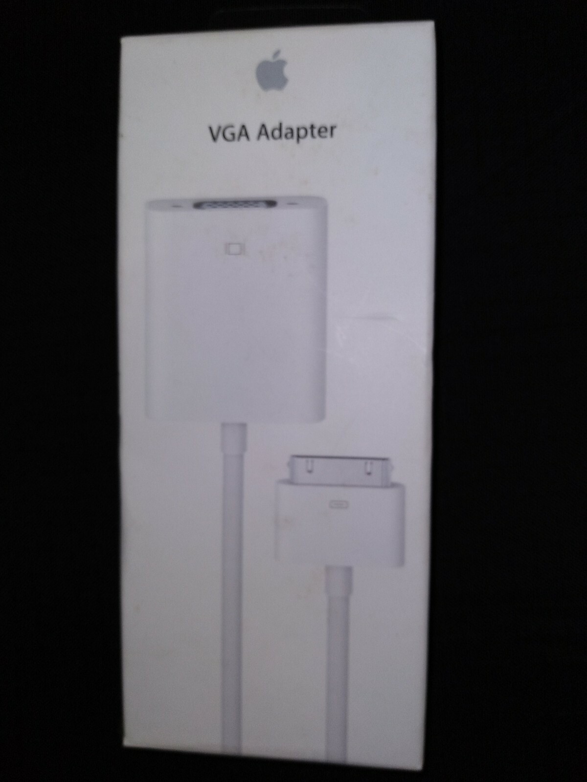 APPLE IPAD DOCK CONNECTOR TO VGA ADAPTOR MODEL A1368 OEM OFFICIAL