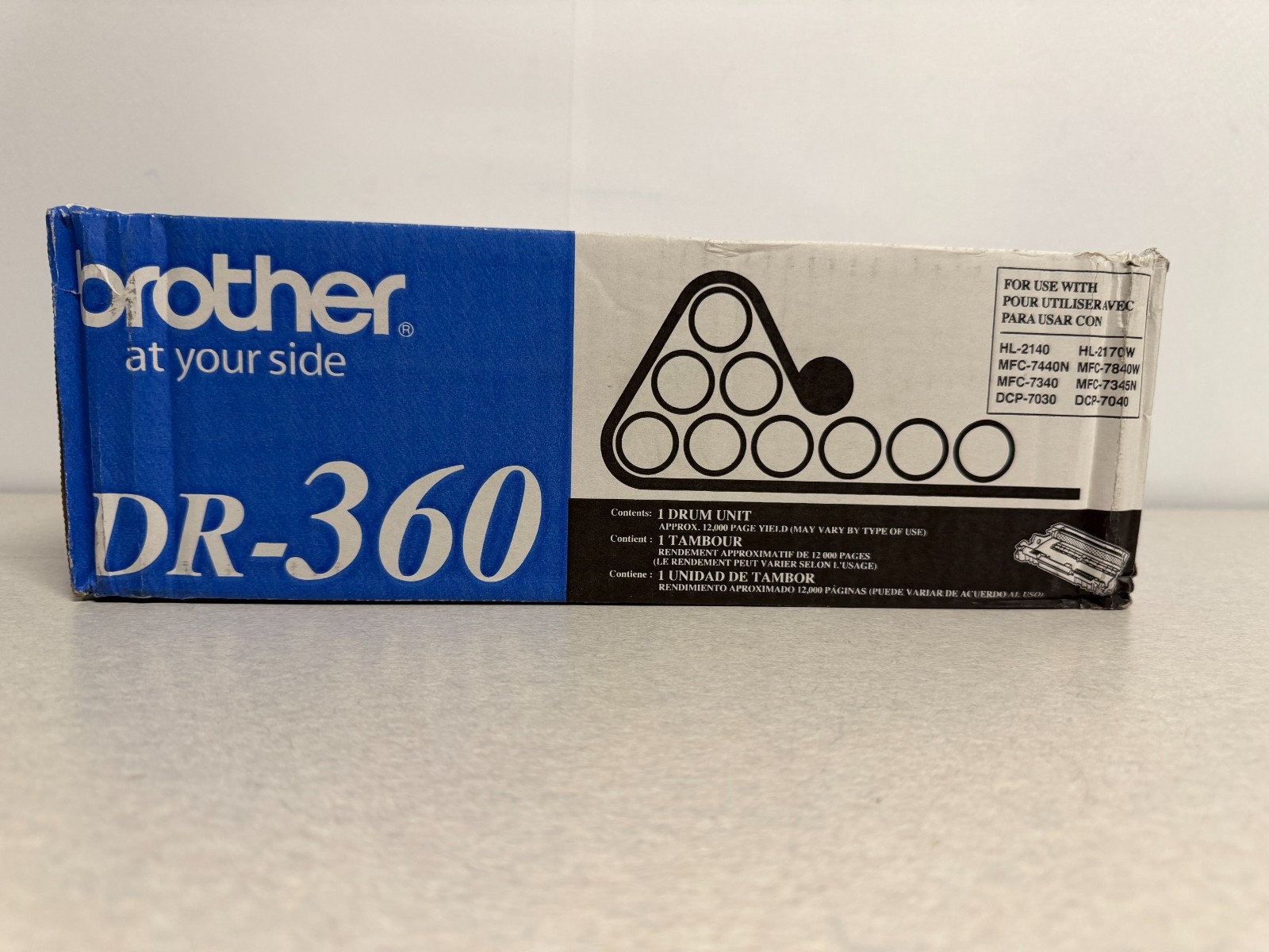 Genuine Brother DR-360 OEM Drum Unit New HL-2140 HL-2170W MFC-7840W DCP-7040