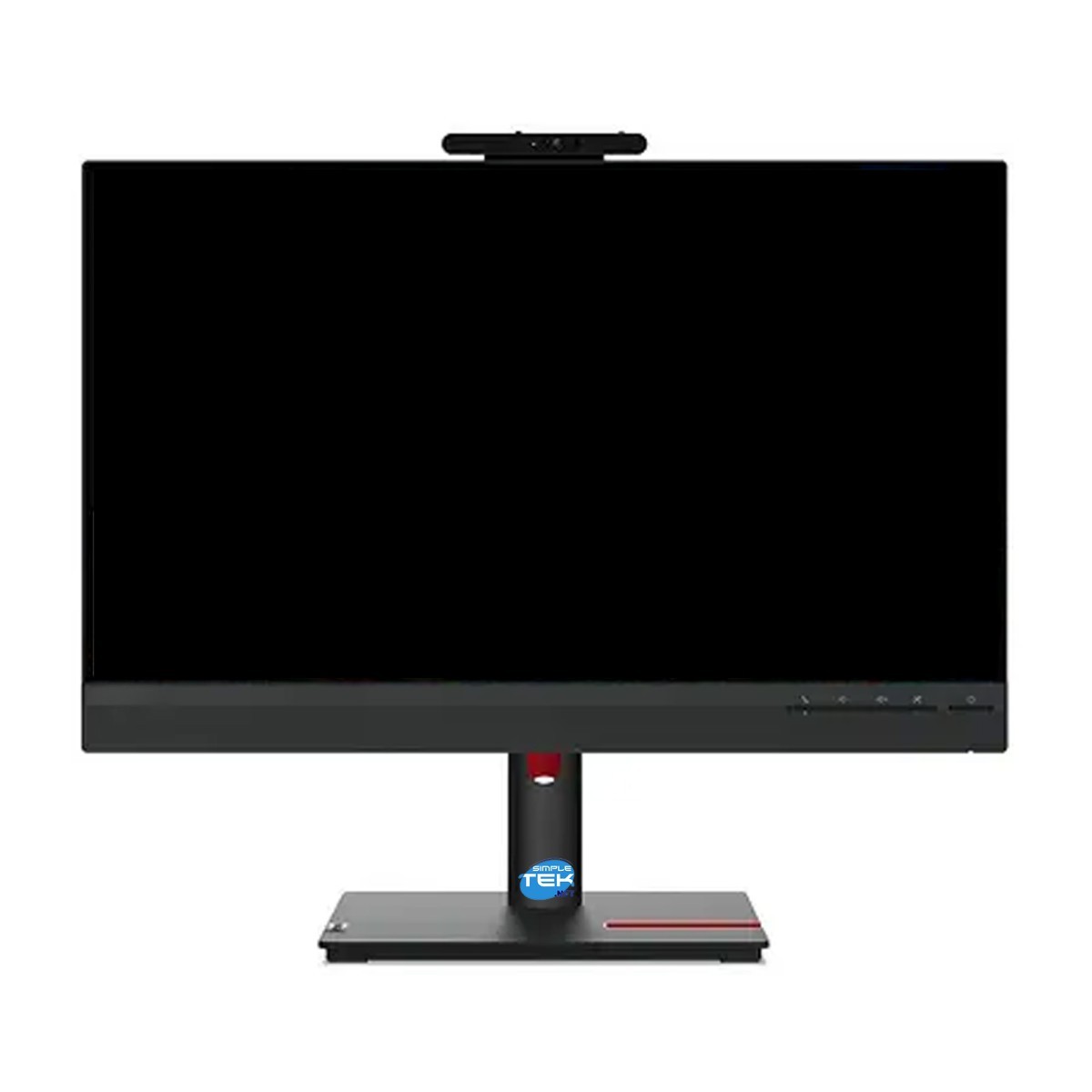 Simpletek 24" Monitor With Built-In Webcam, HDMI, DP, VGA, IPS 75Hz 1080p
