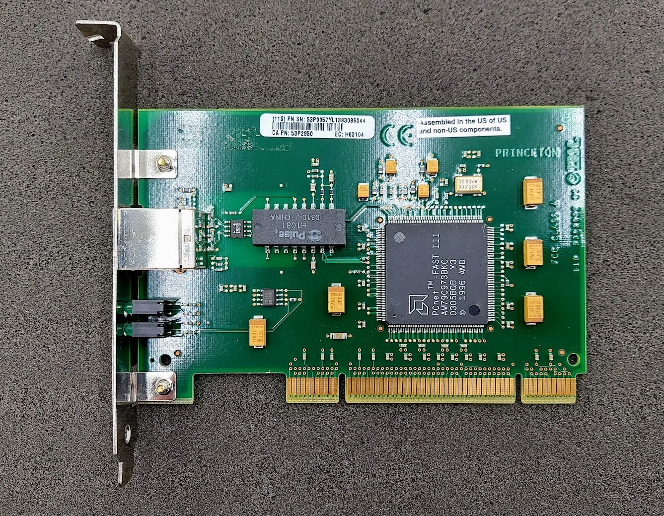 IBM 53P2950 PCI 10/100 ETHERNET ADAPTER CARD