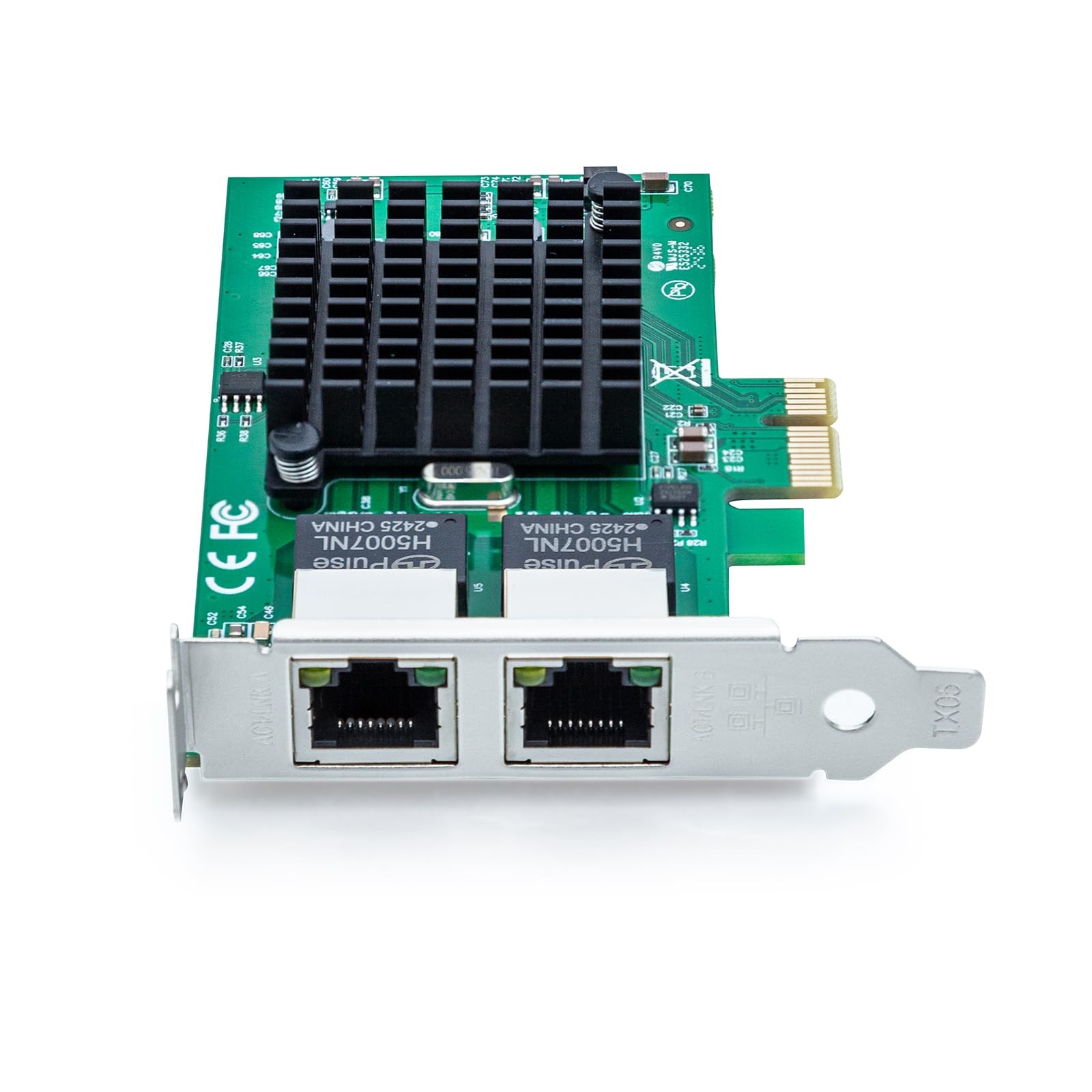 10/100/1000 Mbps PCI-e Network Card(NIC) with Intel 82576EB Chip, Dual RJ45 P...