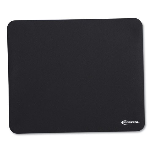 Innovera 52448 Mouse Pad, 9 x 7.5, Black, 3/Pack