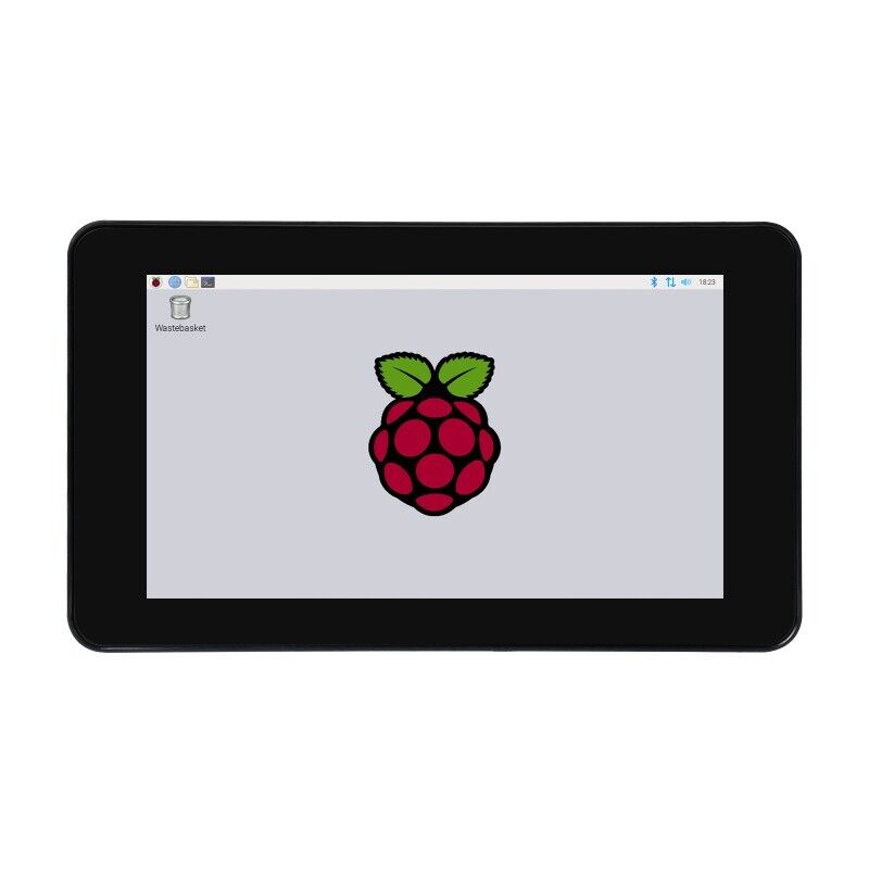7inch DSI LCD C 1024×600 Capacitive Touch IPS Display for Raspberry Pi with Case