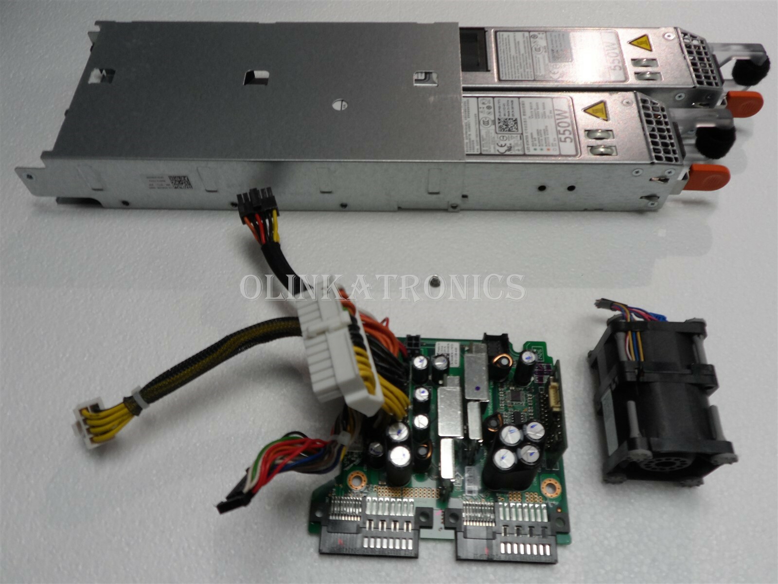 DELL DUAL HOT SWAP POWER SUPPLY 550W & DISTRIBUTION BOARD POWEREDGE SERVER R420