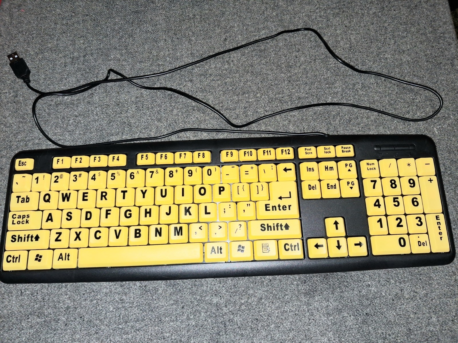 EZ EYES Large Print Keyboard