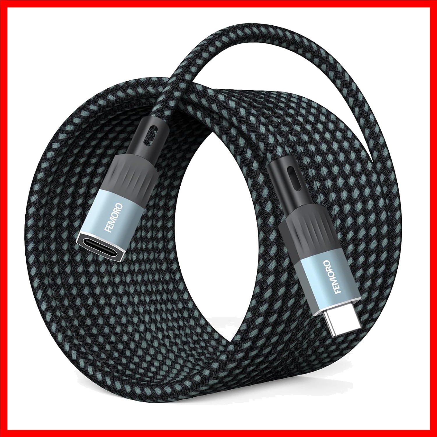 Versatile 20 Ft USB-C Extension Cable - Power Delivery & 4K Video Display