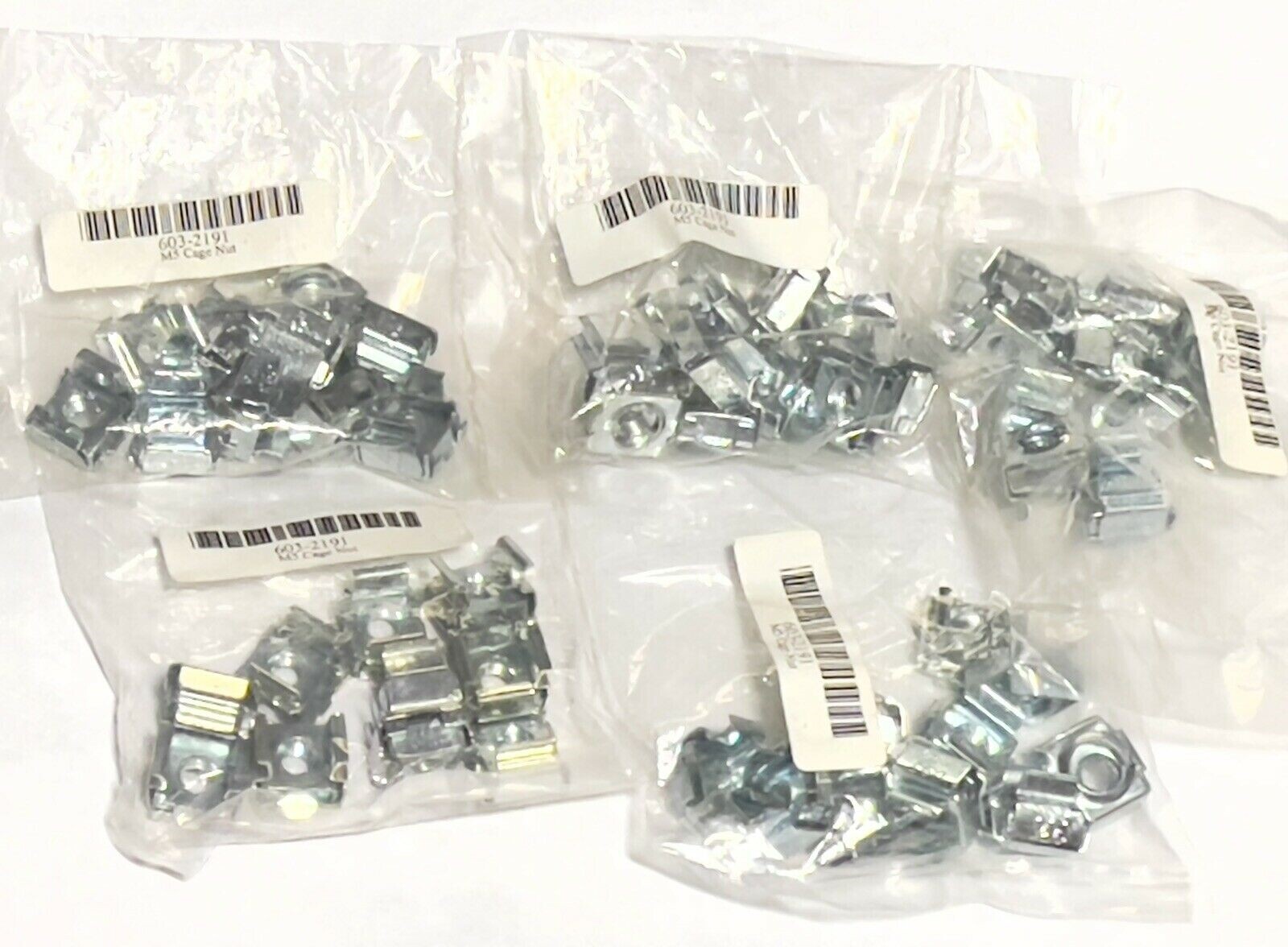 Lot of 50 Apple Rack Mount M5 Cage Nut p/n 603-2191