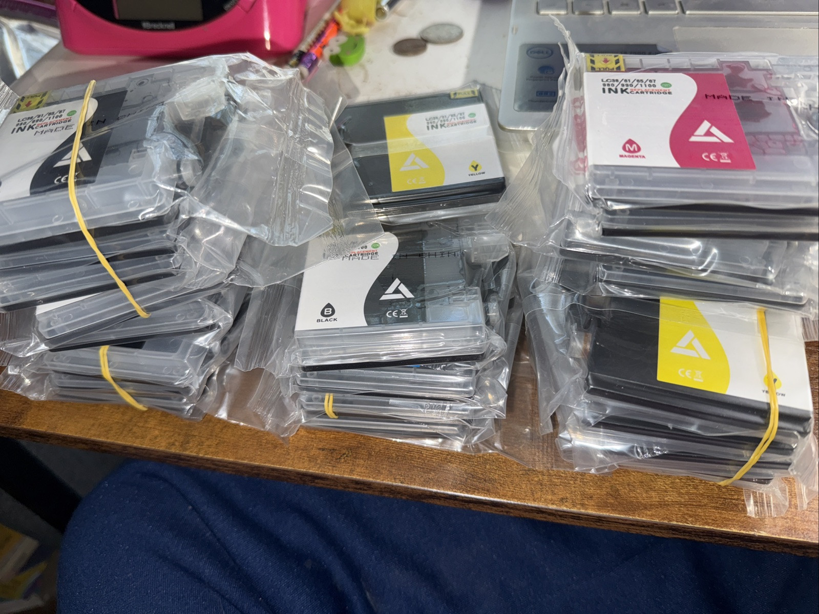 Lot Of 21 Ink Cartridges Replacement LC38/81/85/97/980/990/110 B/Y/C/M