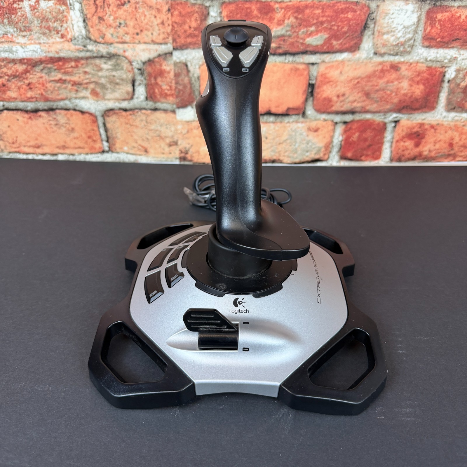Logitech Extreme 3D Pro Wired USB Joystick Optical 12 Prog Buttons Black/Silver