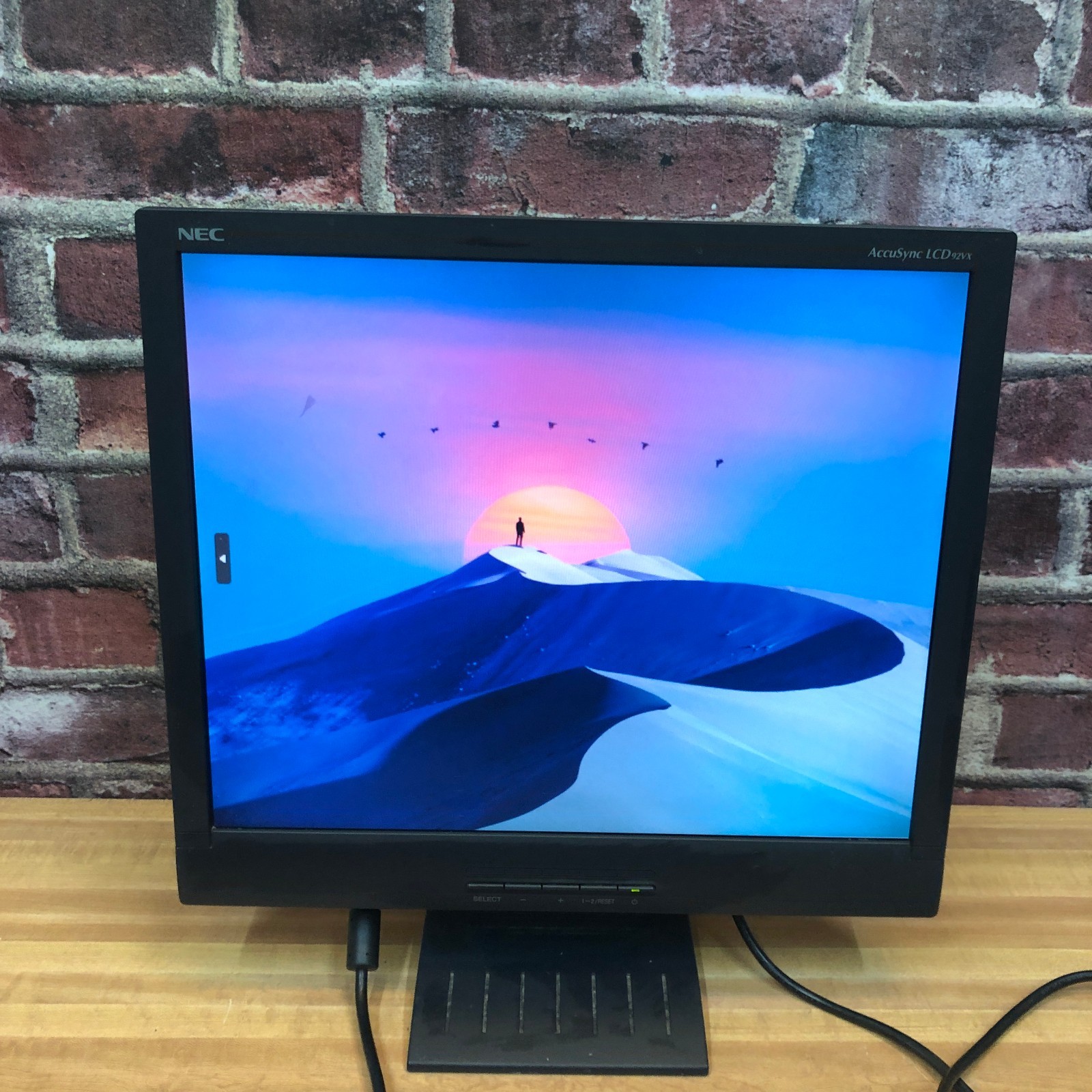 NEC AccuSync LCD92VX 19" 5:4 LCD Monitor VGA/DVI Retro PC Gaming 1280 x 1024