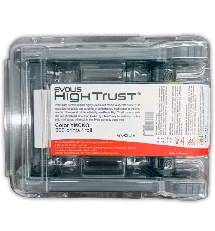 Evolis R6F003AAA YMCKOK Ribbon Primacy Elypso 200 Prints New QTY FAST SHIPPING