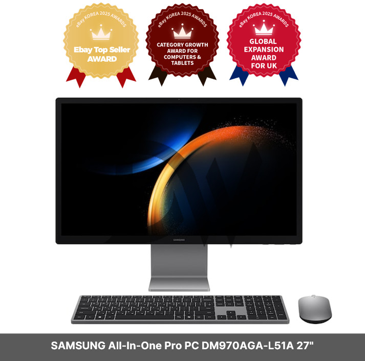 SAMSUNG All-In-One Pro PC DM970AGA-L51A 27" 4K Intel Ultra5 RAM16GB SSD256GB