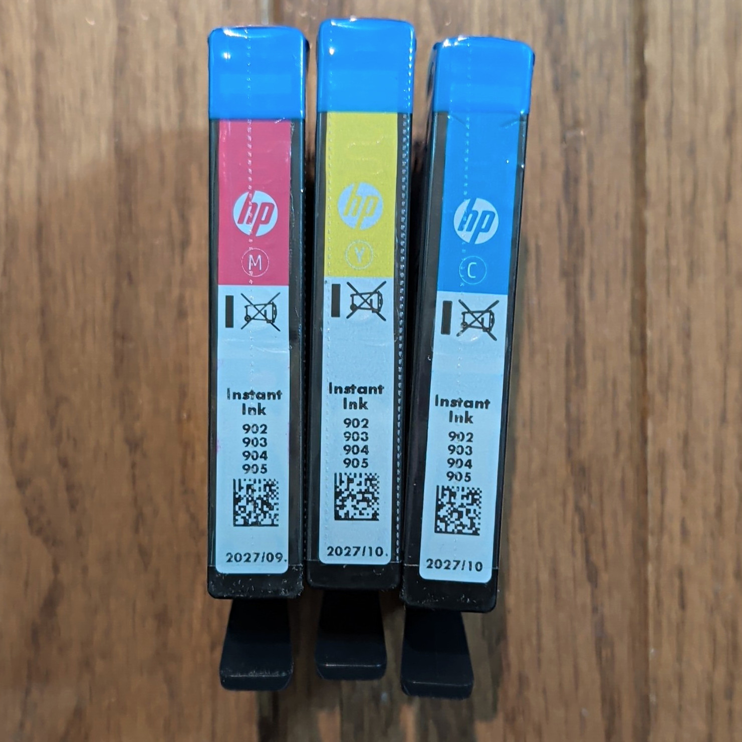 HP Genuine Original Inkjet Cartridges 902 903 904 905 Cyan Magenta Yellow
