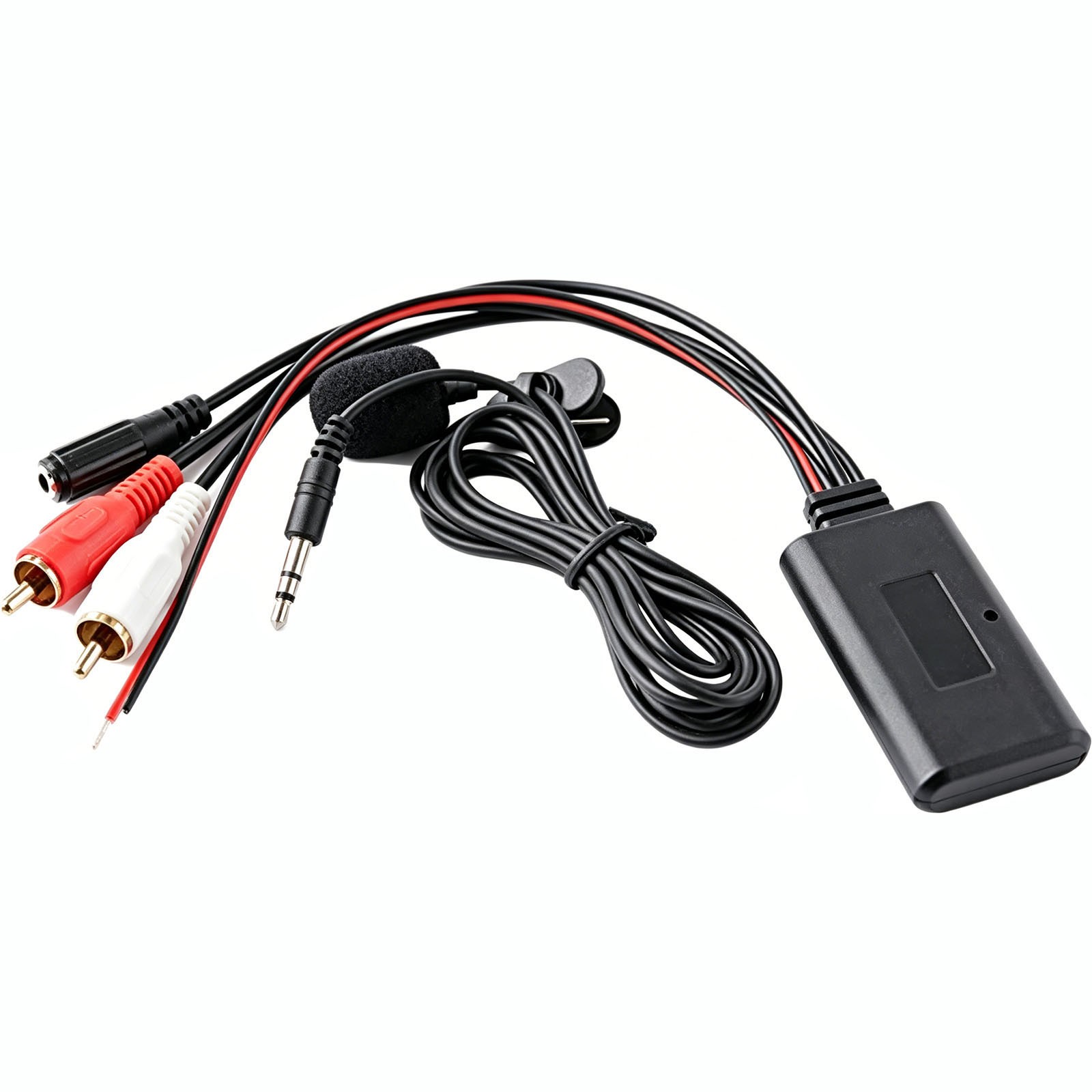 12V Aux Bluetooth 5.0 Adapter Module Music Receiver Car Kit with 2 RCA Input Aux