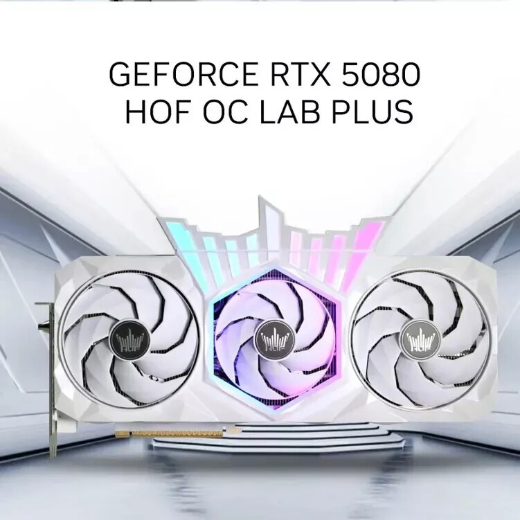 GALAX GeForce RTX 5080 16GB HOF OC LAB PLUS-X GDDR7 Graphics card Full 4K Gaming
