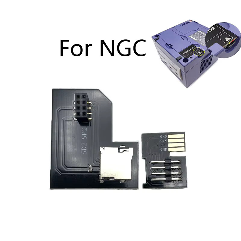 1PCS For NGC SD2SP2 GameCube SD SP2 Adapter Load SDL Micro SD Card TF Card Reade