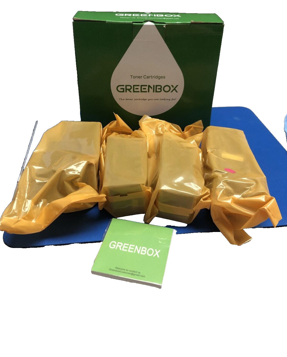 Greenbox Toner Cartridge XE-6020 4 Pack. Magenta, Cyan, Black, Yellow.