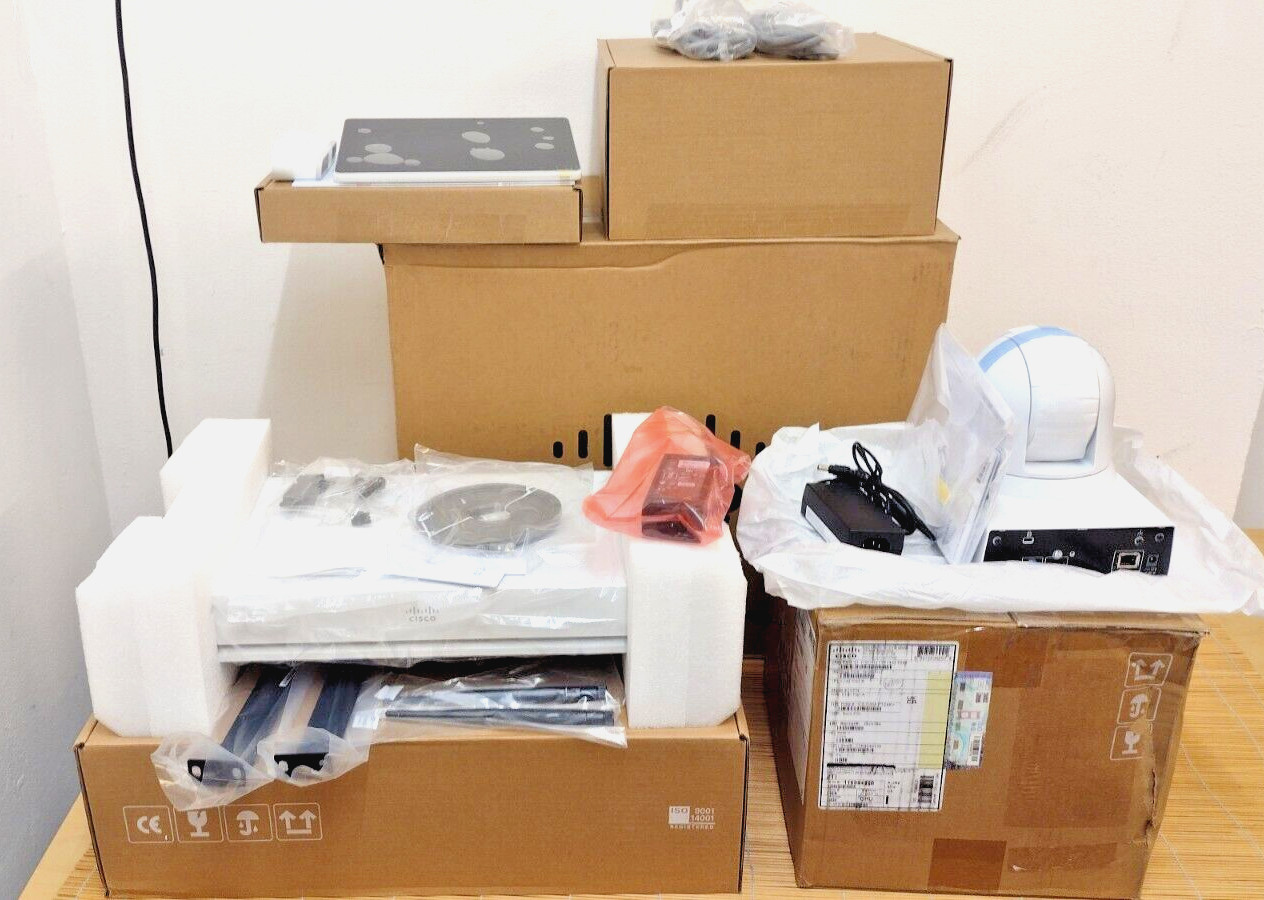 NEW Cisco CS-KITPRO-PTZ4K-K9 Room Kit Pro with PTZ 4K Dual Camera NEW IN BOX