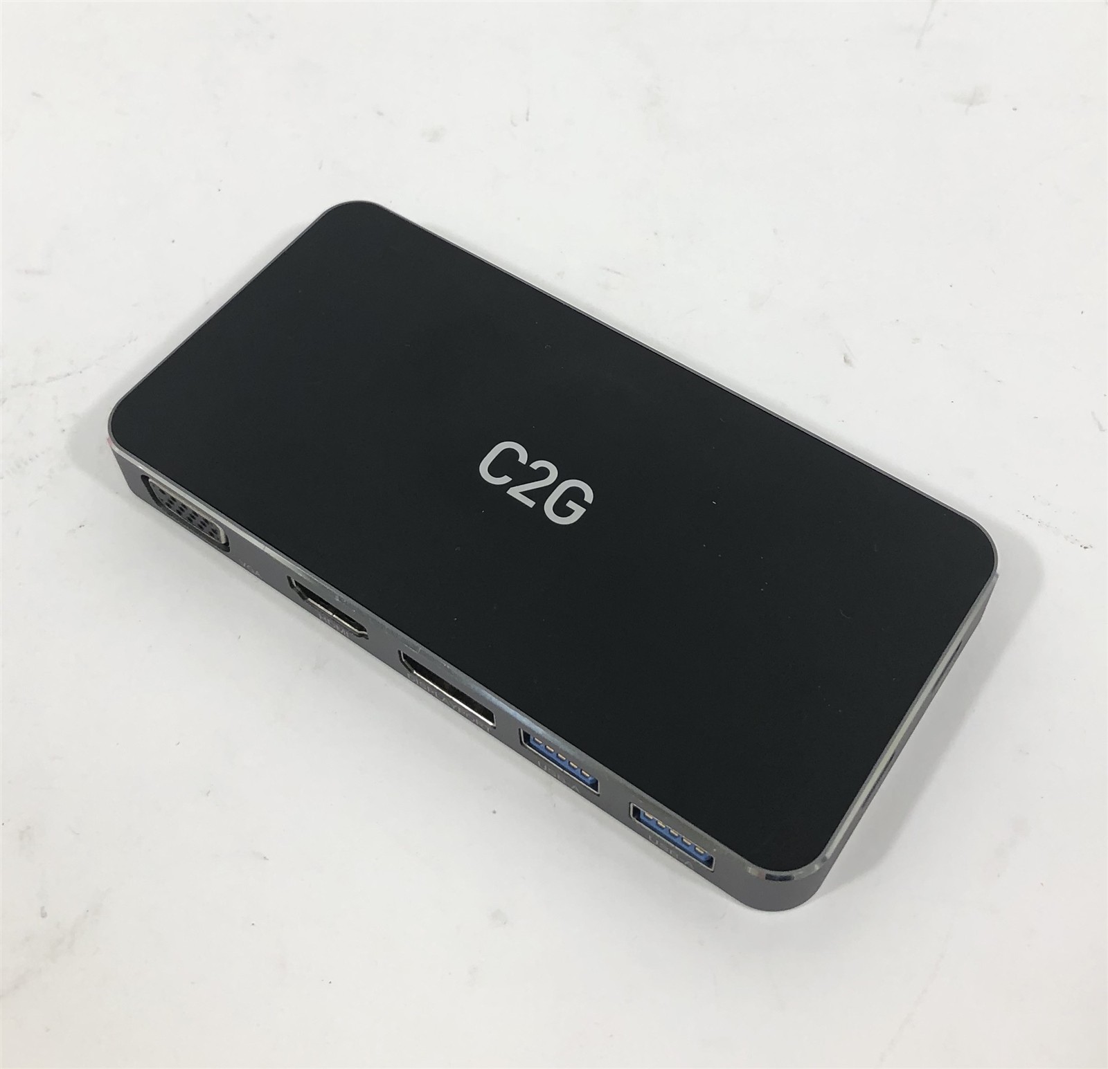 C2G USB-C 7-in-1 Dual Display MST Docking Station HDMI DisplayPort VGA 54439