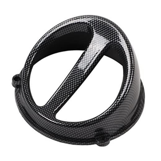 Motorcycle Air Scoop Cover,Engine Cooling Fan Cover Carbon Fiber Replacement