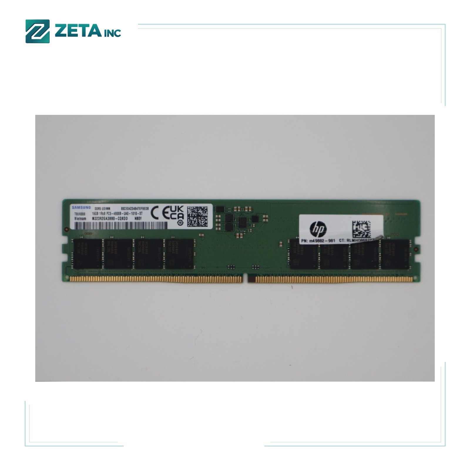 SAMSUNG 16GB (1X16GB) 1RX8 PC5-4800B UDIMM Desktop Memory M323R2GA3BB0-CQK