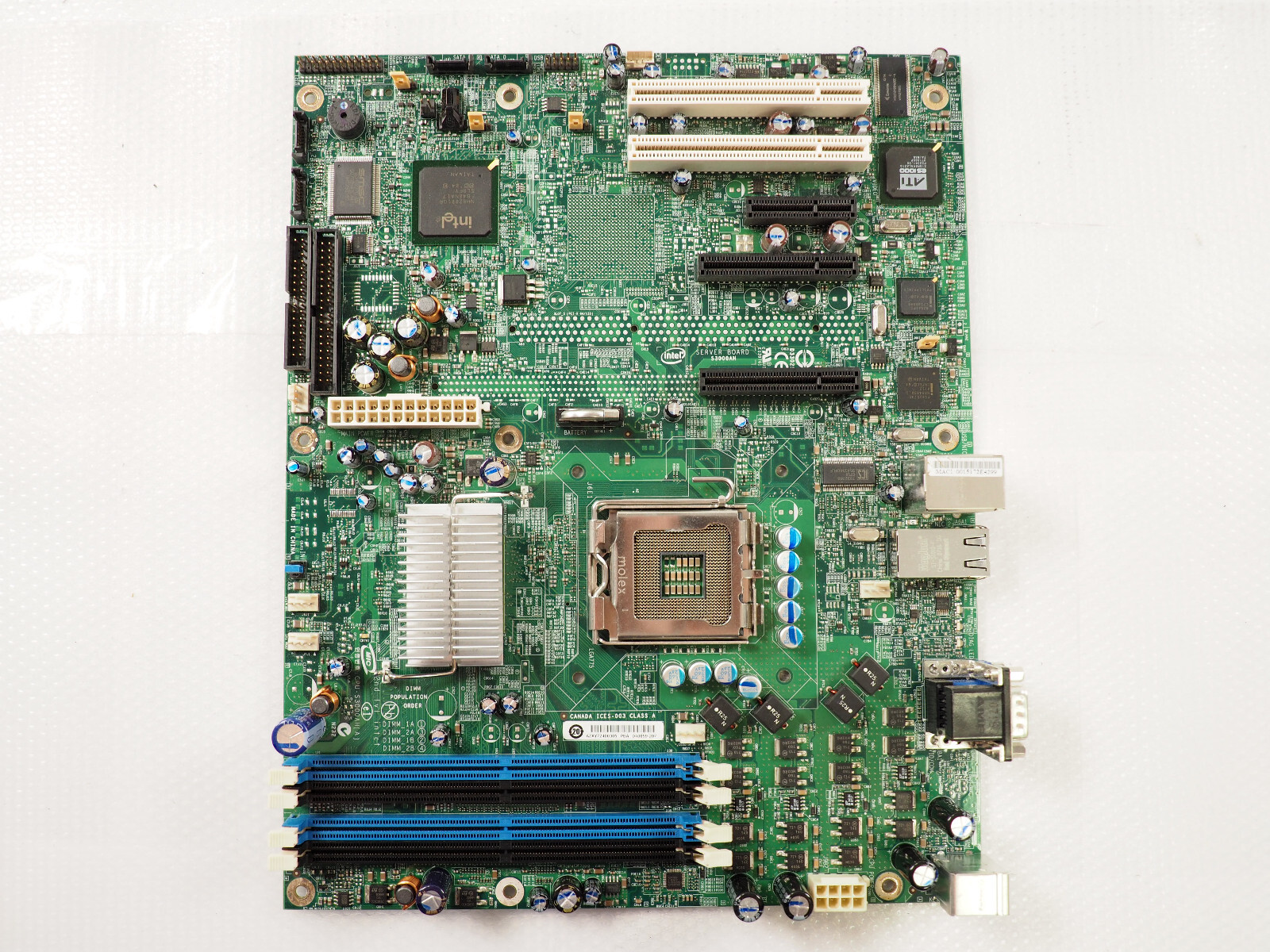 Intel S3000AH D40859-207 Socket LGA775 DDR2 PCI ATX Server Board