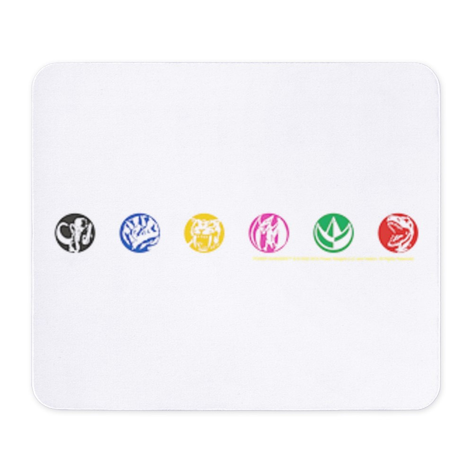 CafePress Power Rangers Dino Zord Emblems Mousepad  (968296932)