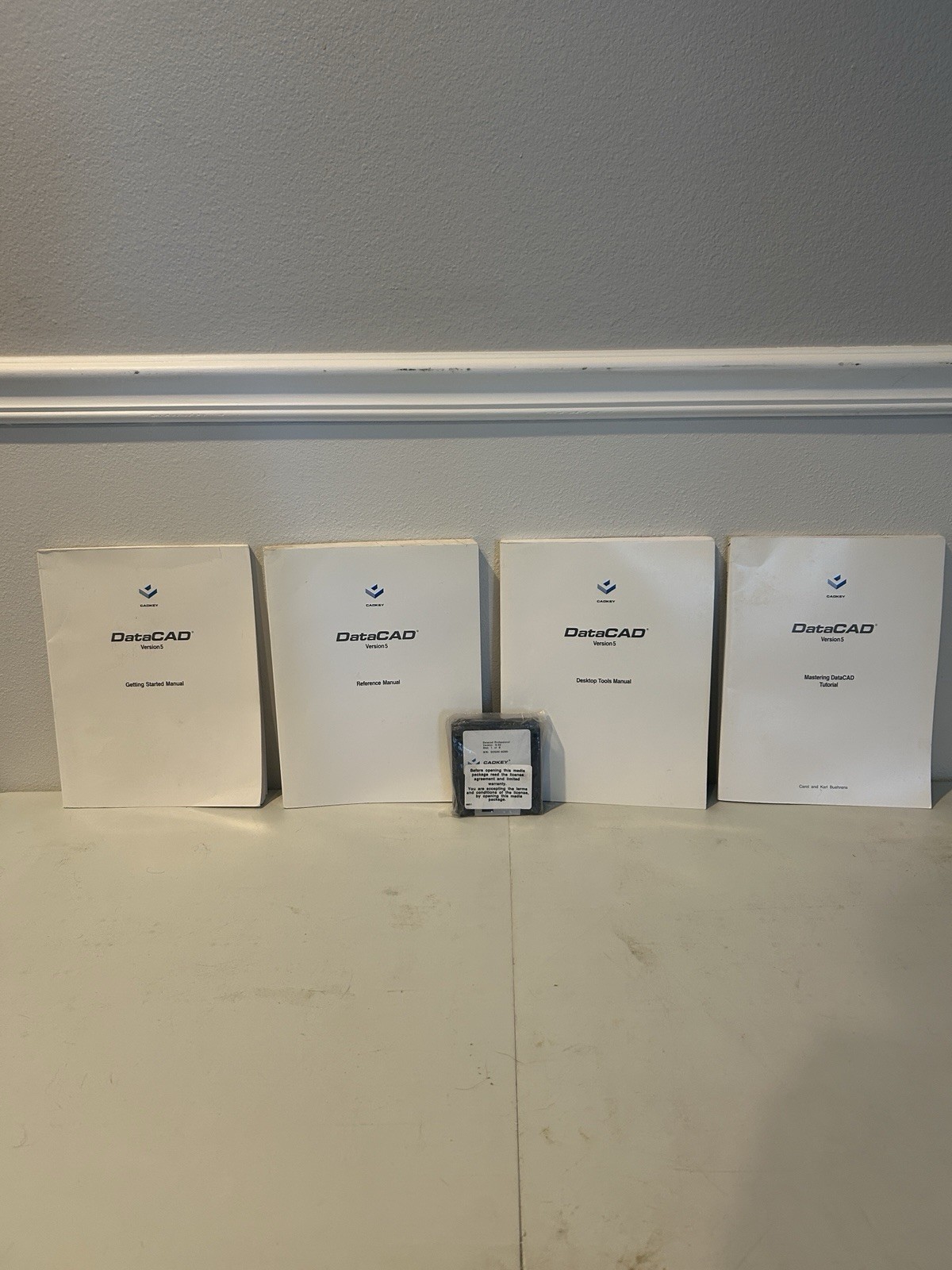 UNUSED DataCAD Book Set & Floppy Disks Version 5 Manuals & Guides 1993