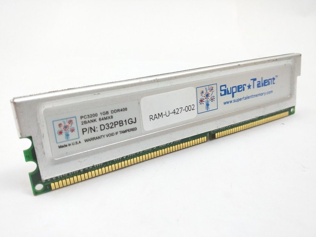 Super Talent D32PB1GJ 1GB DDR Desktop RAM Memory