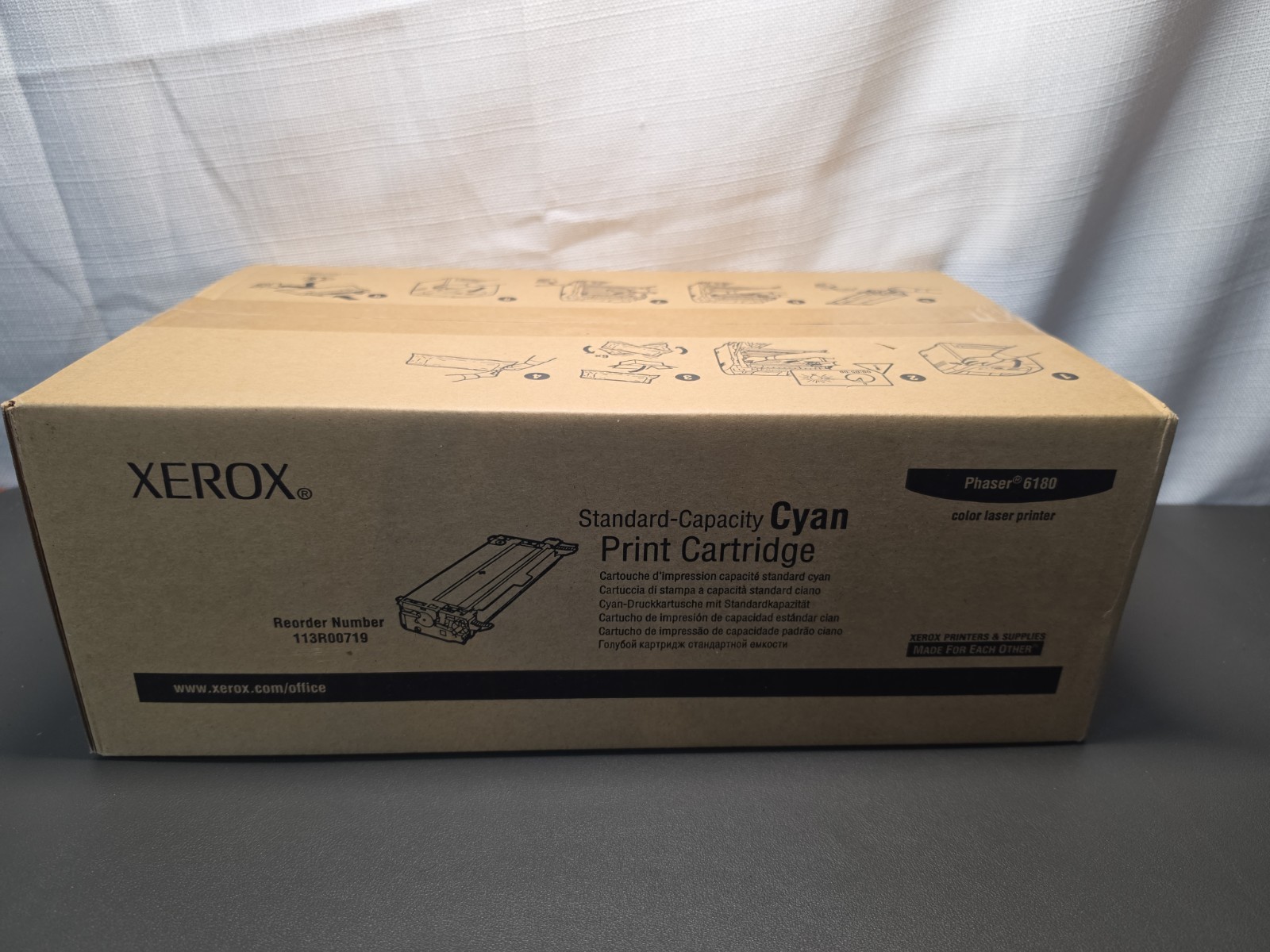 Genuine Xerox Phaser 6180 Toner Cartridge Cyan 113R00719