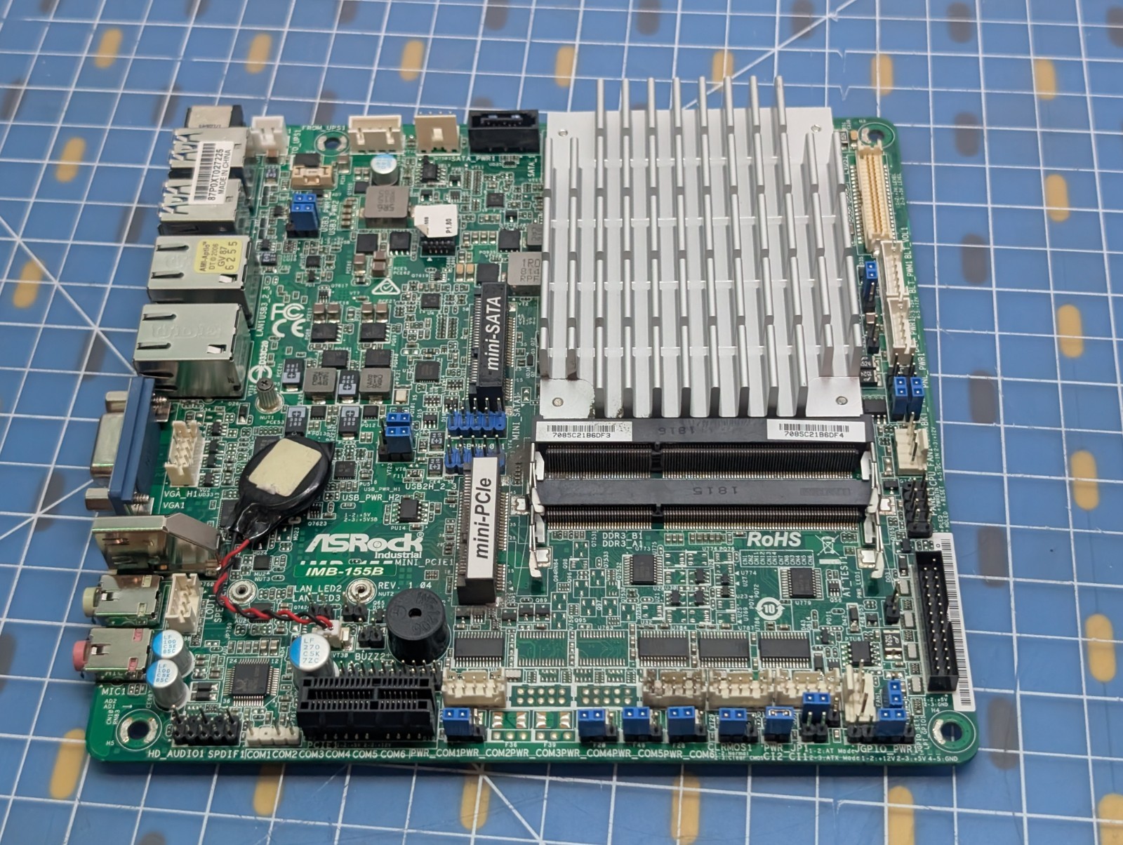 *AS IS BAD* ASRock IMB-155B Industrial Fanless Motherboard - Celeron N3160