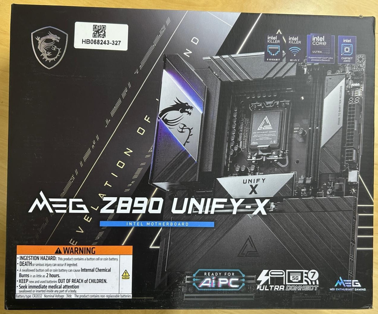 MSI MEG Z890 UNIFY-X Gaming Desktop Motherboard