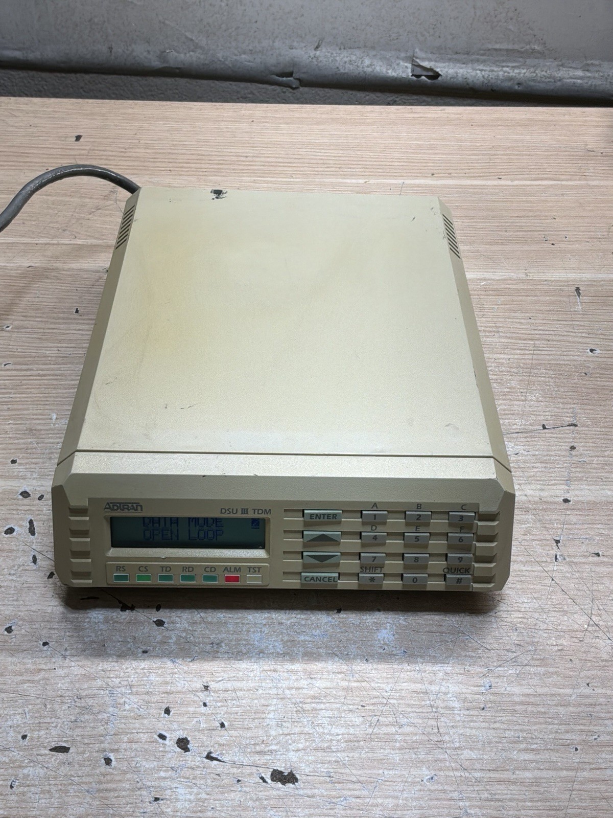 Vintage ADTRAN DSU III TDM/S2W / Data Service Unit) JUA3505