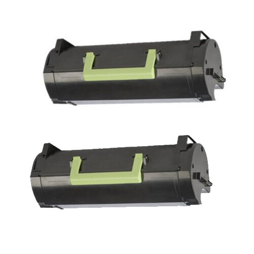 2PK Toner Cartridge fox Lexmark 60F1000 MX310dn MX410de MX510de 2500page 