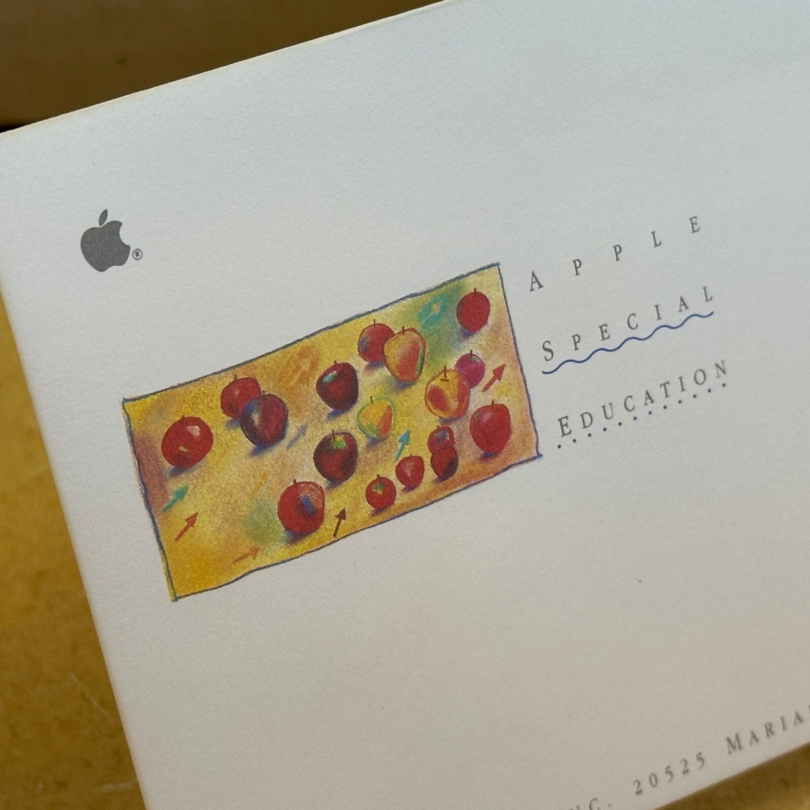 SELLER EXCLUSIVE ___ Apple Computer Special Education ENVELOP _ Never Used RARE