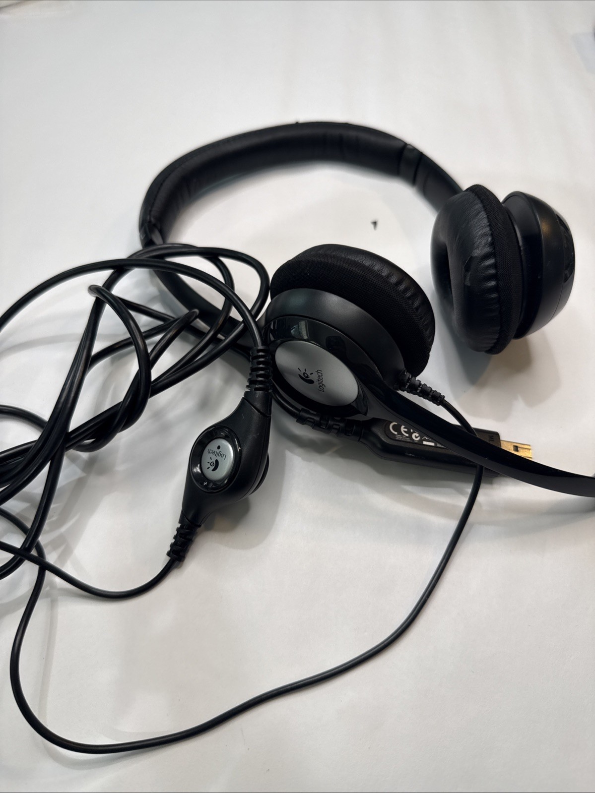 Logitech Logi Headphone Headset Wired Black USB DZL-A-00052